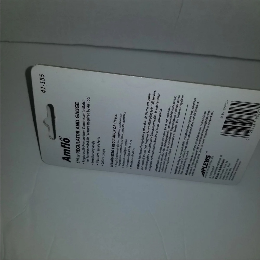 Amflo (41-155) 1/4 IN Regulator and Gauge - Picture 4 of 10